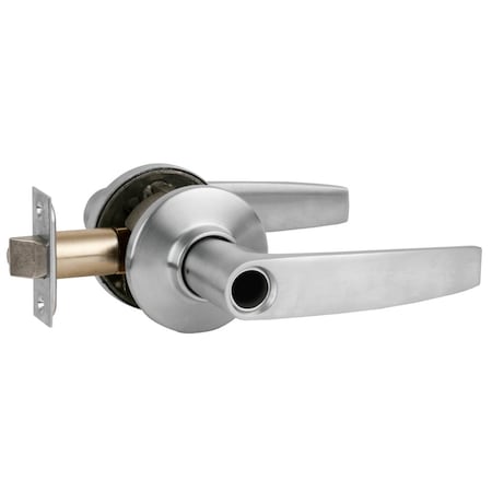 Schlage Grade 2 Tubular Lock, Storeroom Function, Less Cylinder, Jupiter Lever, Satin Chrm Fnsh, Non-Handed S80LD JUP 626